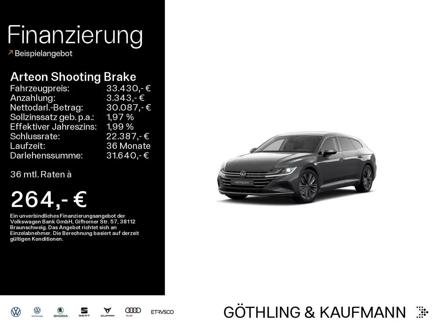 Volkswagen Arteon Elegance 2.0TDI 110kW*DSG* Gris - 1