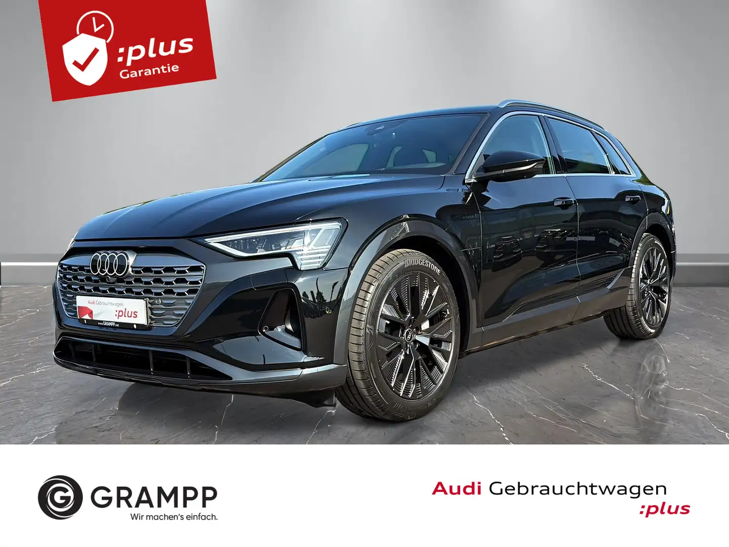 Audi Q8 e-tron 55 Advanced +ADAPAIR+MEMORY+HUD+MATRIX Schwarz - 1