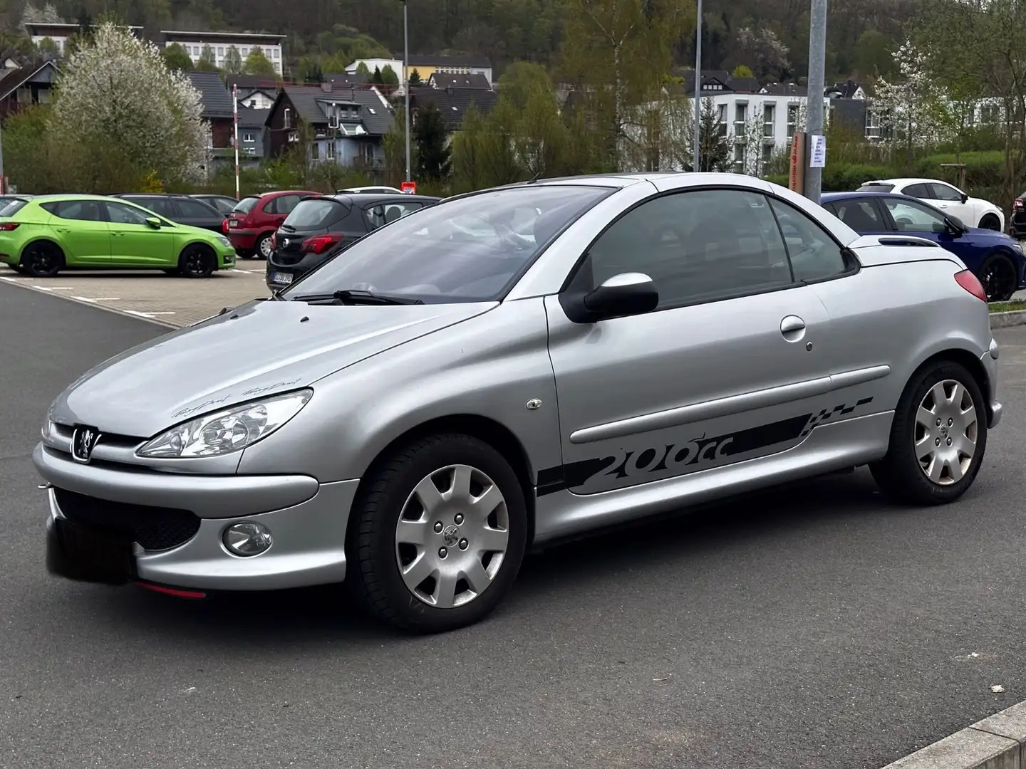 Peugeot 206 Cabriolet CC Filou Klima TÜV 04.2027 Gris - 1