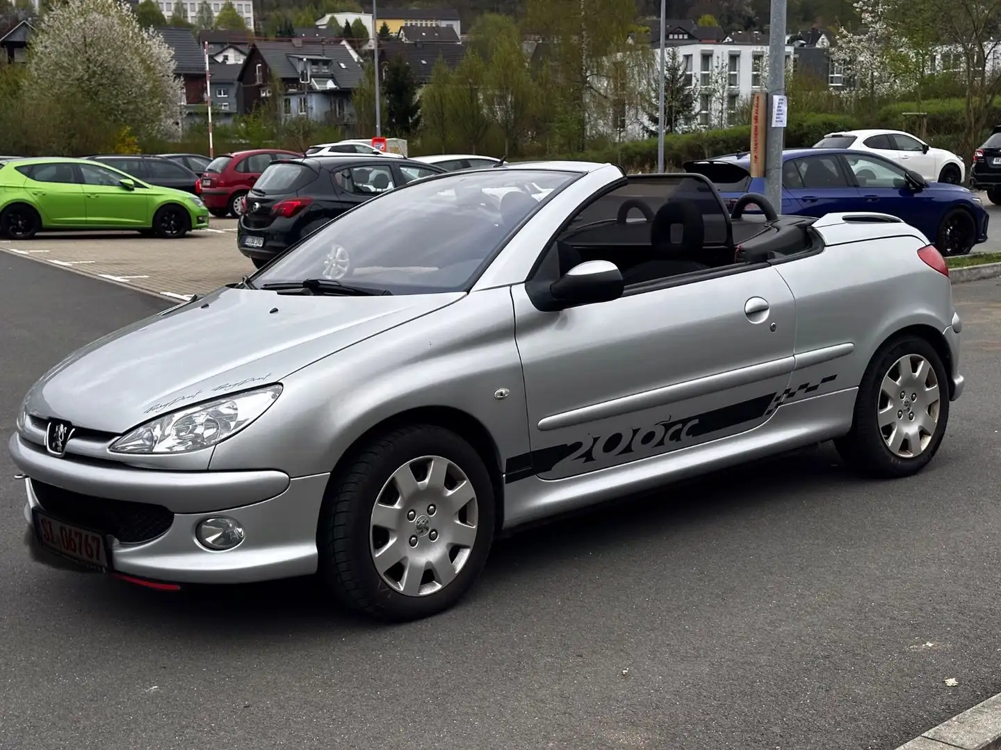 Peugeot 206 Cabriolet CC Filou Klima TÜV 04.2027 Gris - 2