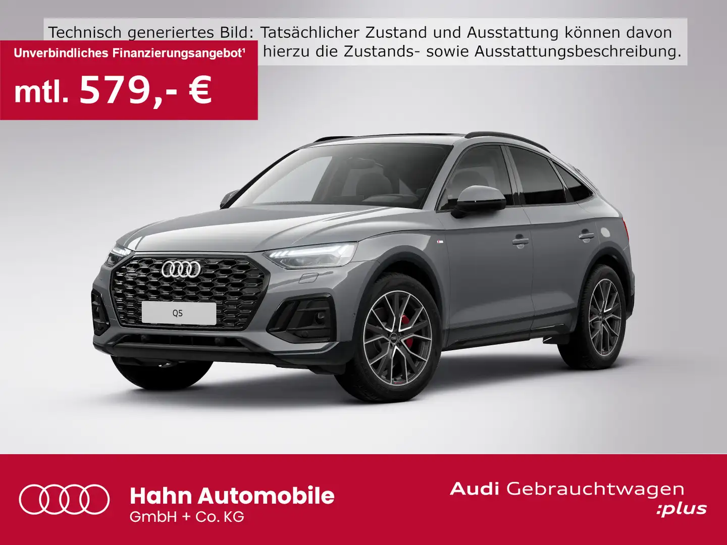 Audi Q5 50 TDI quattro S line Matrix Leder Schwarz - 1
