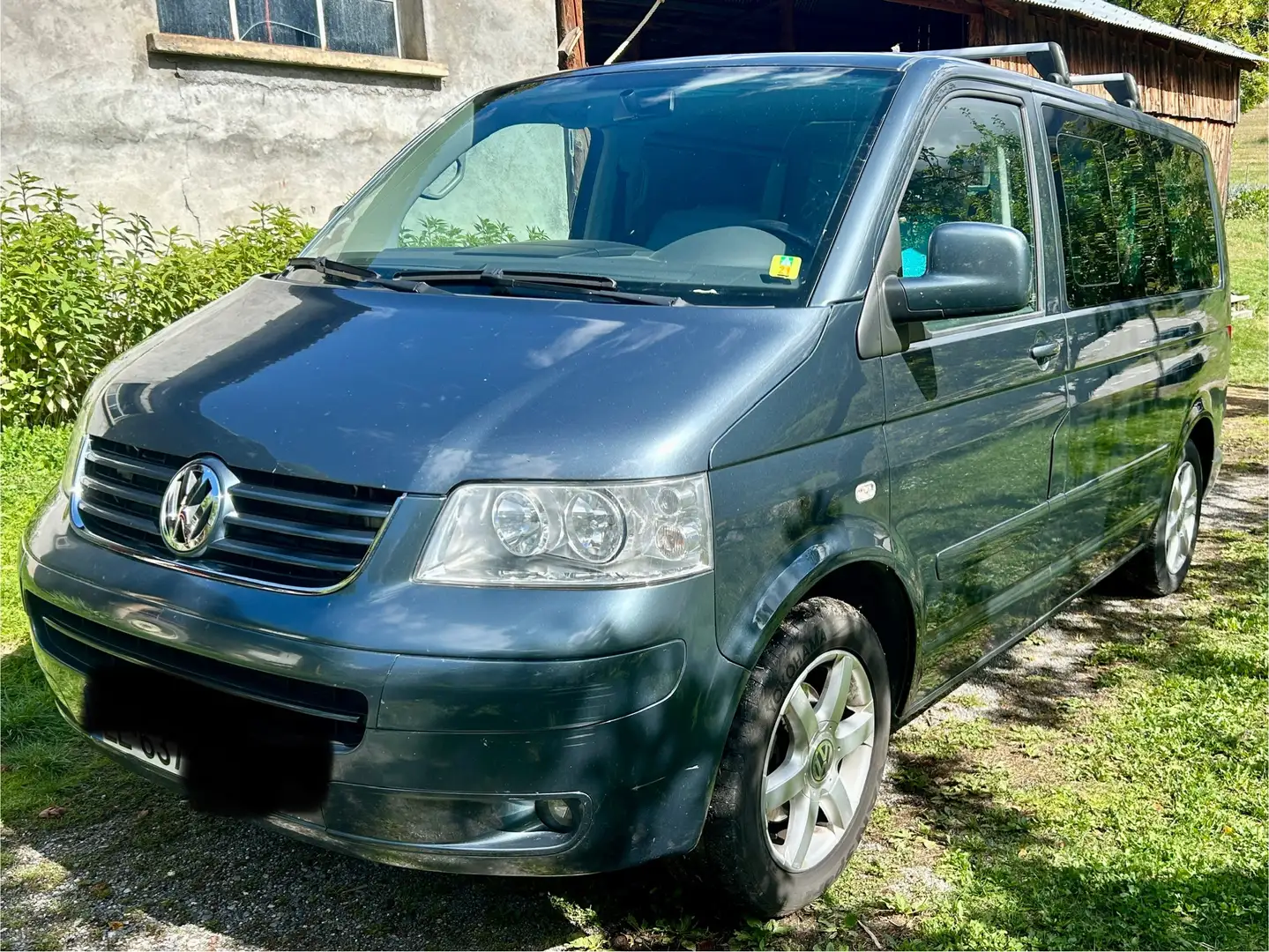 Volkswagen T5 Multivan Multivan 2.5 TDI 130 FAP Carat (7pl) Gris - 1