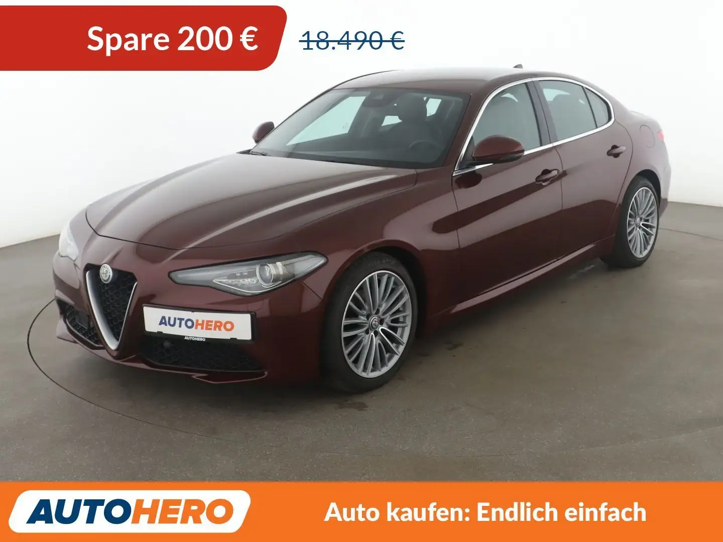 Alfa Romeo Giulia 2.2 JTDM Super Aut.*NAVI*BI-XENON*TEMPO*PDC*SHZ* Rot - 1