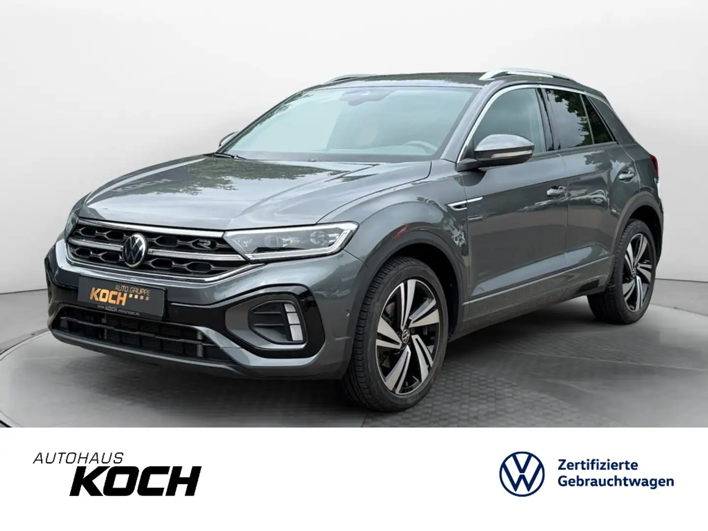 Volkswagen T-Roc 1.5TSI R-Line DSG Navi LED AHK beats Grau - 1