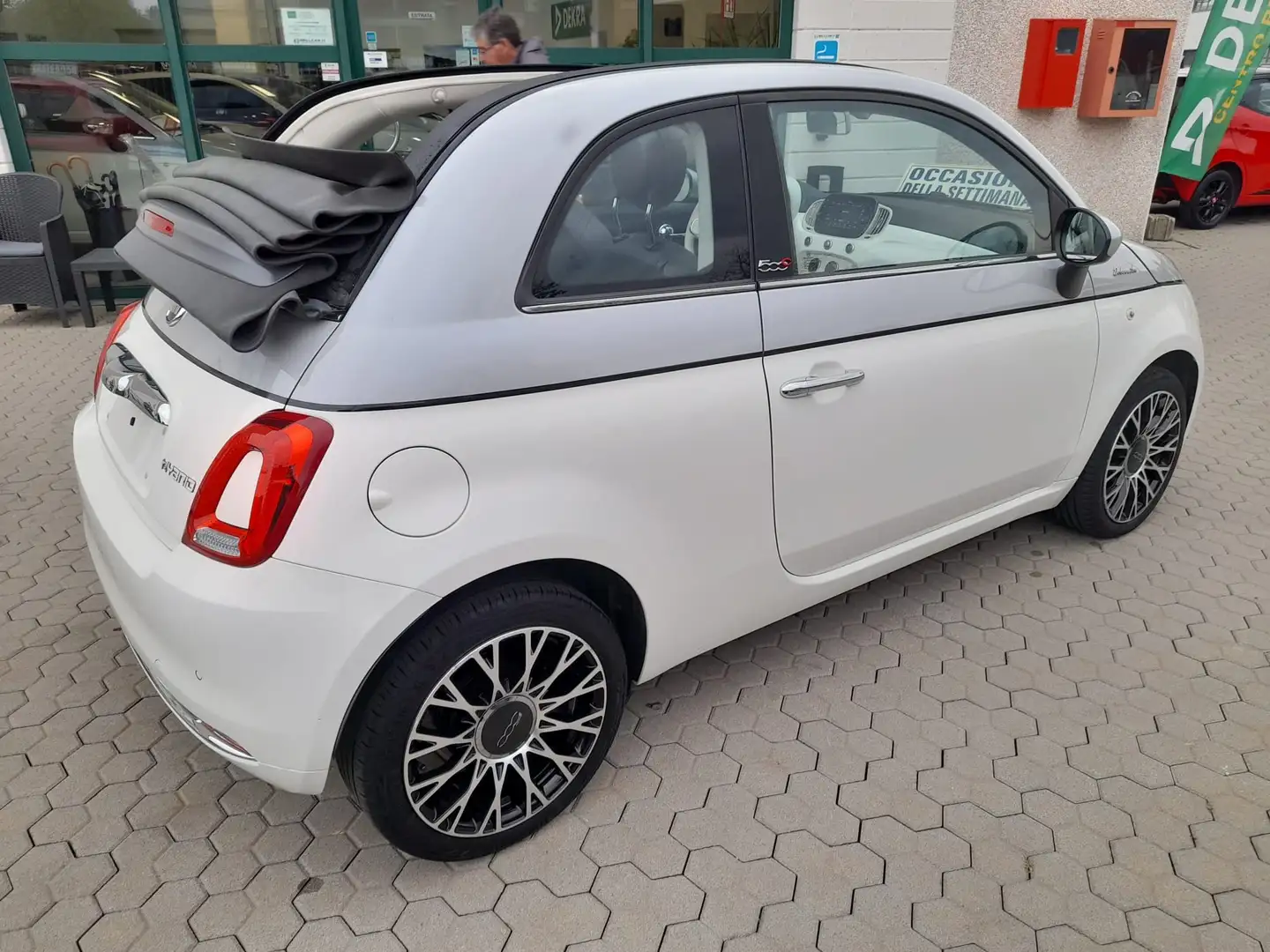 Fiat 500C 500C 1.0 hybrid Dolcevita 70cv Bianco - 2