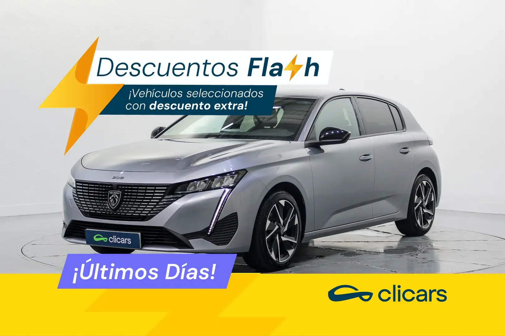 Peugeot 308 1.2 PureTech S&S Allure 130 Plateado - 1