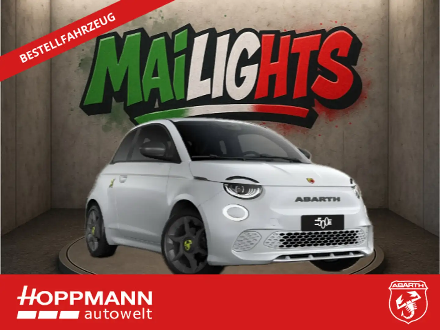 Abarth 500 e *limitierte Stückzahl* *Kamera*NAVI*LED* Bílá - 1