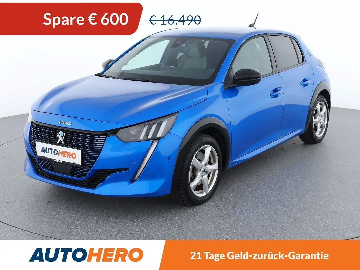 Peugeot e-208 electric drive 57 kW e GT Aut. *LED*ACC*SPUR*TOT* Bleu - 1