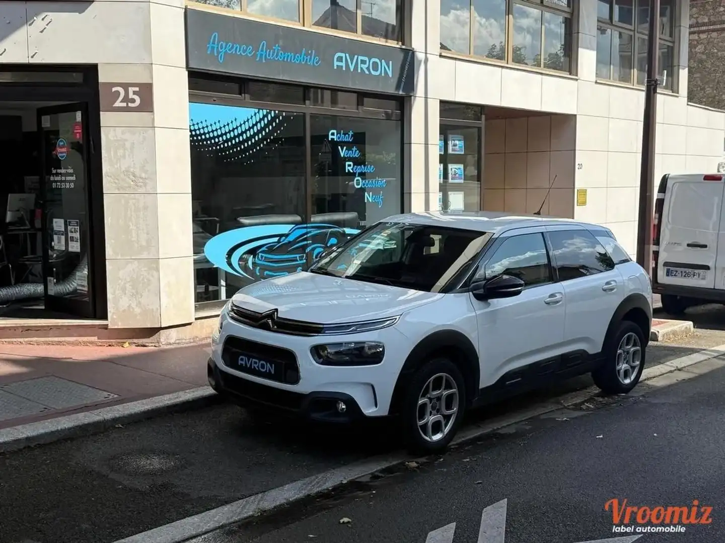 Citroen C4 Cactus 1.6 BLUEHDI 100 AIRDREAM FEEL BUSINESS S&S (Véhicule 2 places / Commercial) Blanc - 1