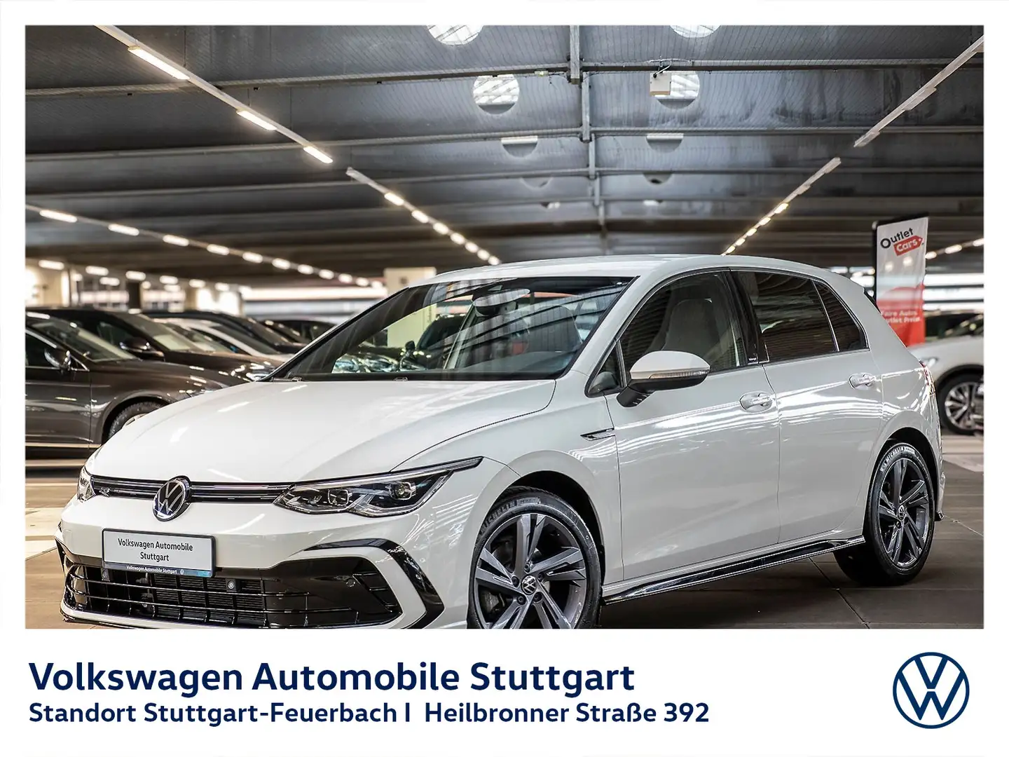 Volkswagen Golf 8 R-Line 1.5 TSI DSG Navi Kamera LED ACC Weiß - 1