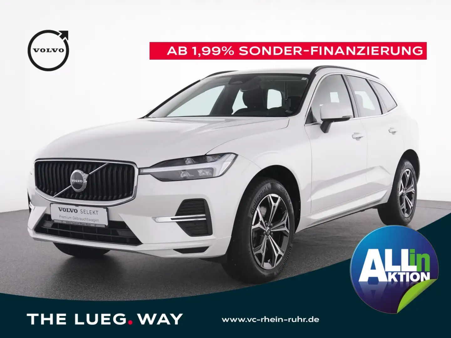 Volvo XC60 B4 D MOMENTUM PRO+AHK+CAM+SH+WINPAK 2WD Momentum P Blanc - 1