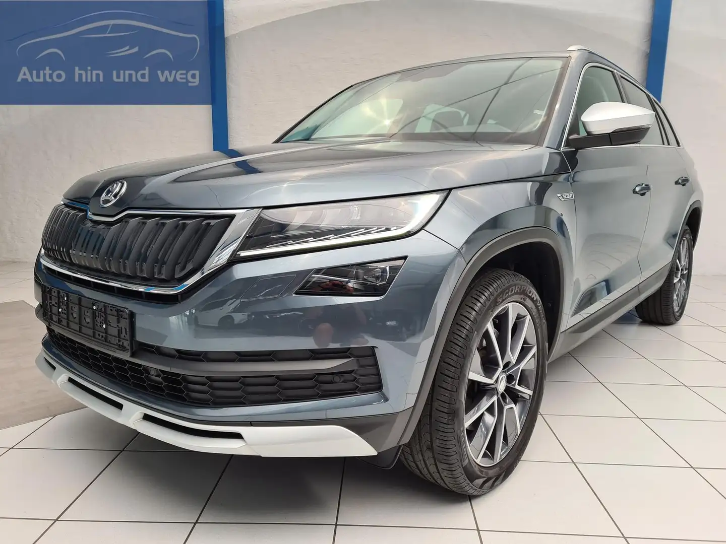Skoda Kodiaq 2.0 TDI Scout 4x4 | 7 Sitze | LED | Kessy Grigio - 1