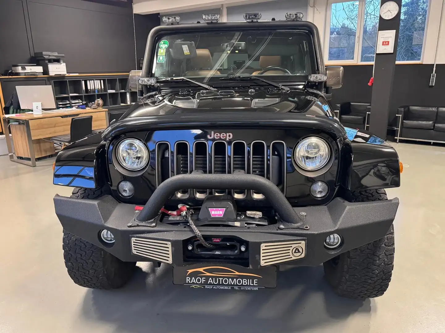 Jeep Wrangler 2.8 CRD KAT OFFROAD SEILWINDE ALL-TERRA Schwarz - 2