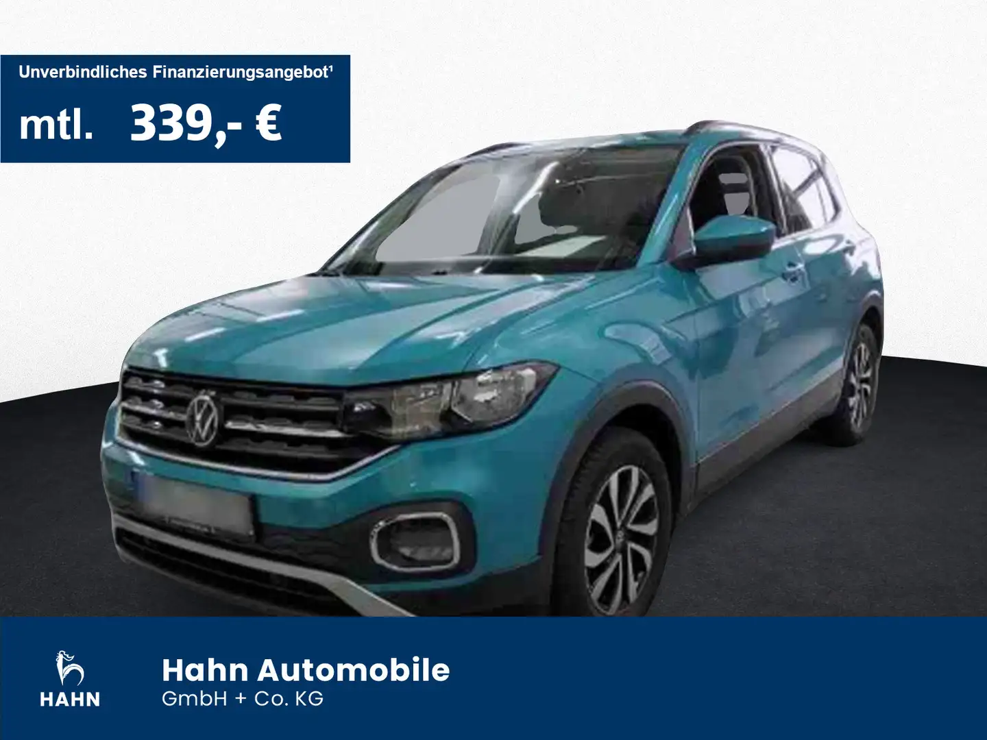 Volkswagen T-Cross 1.0TSI Active Navi ACC CAM APP Sitzh DAB Blau - 1