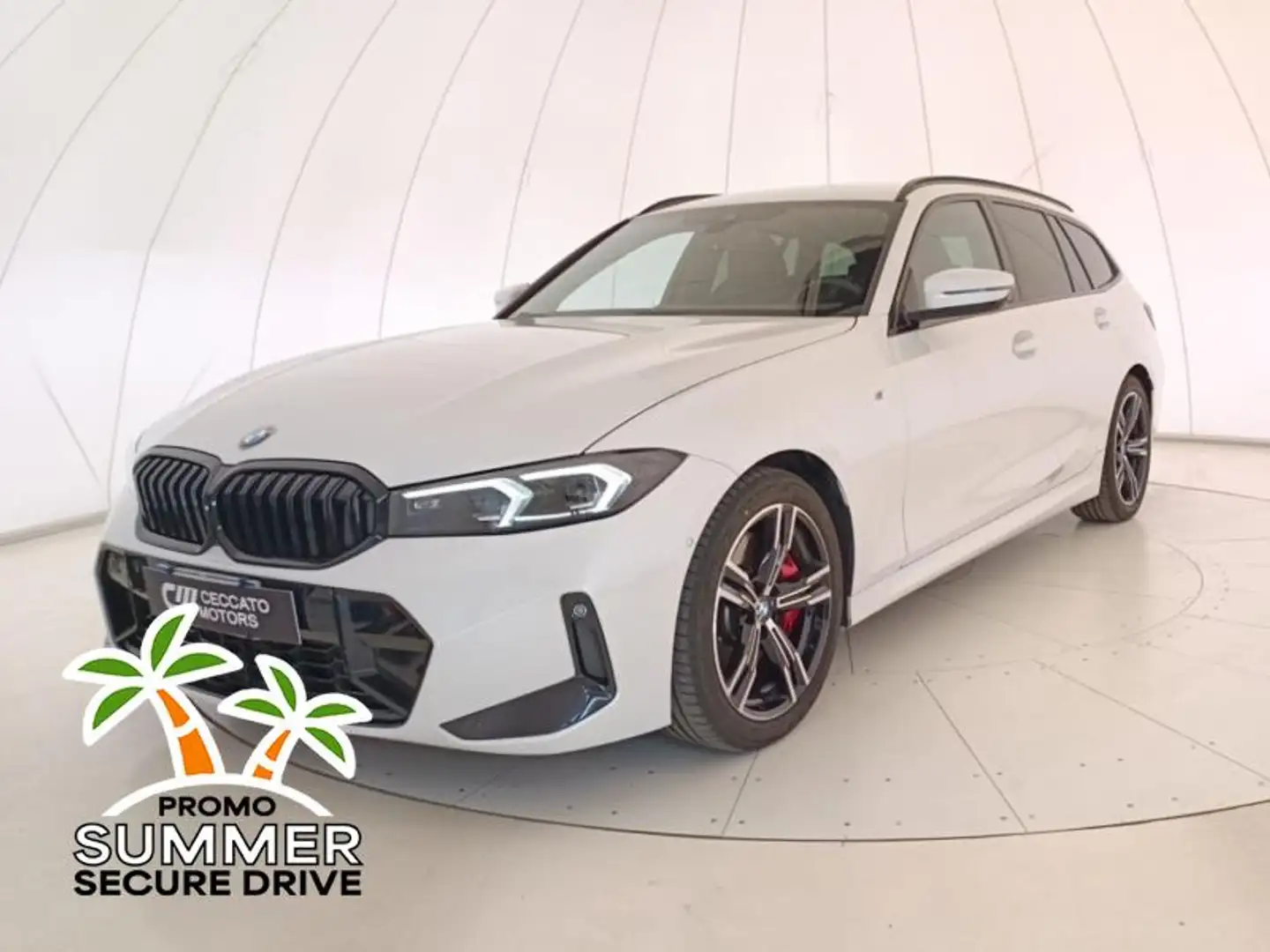 BMW 318 d Touring mhev 48V MSport Pro auto Wit - 1