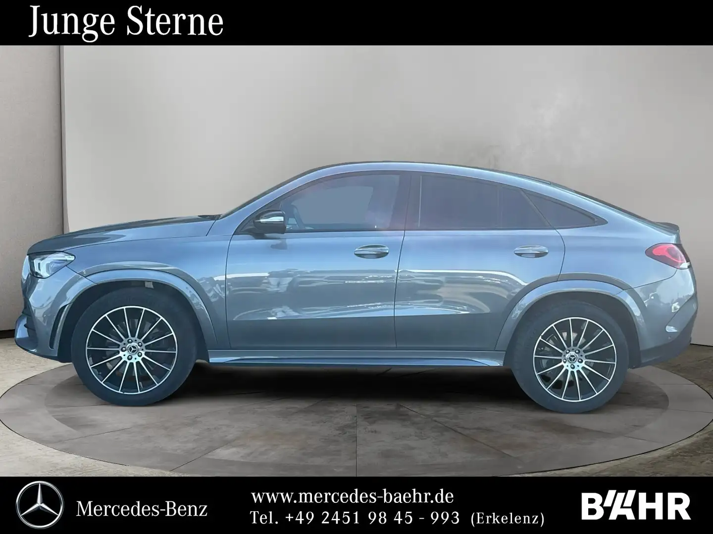 Mercedes-Benz GLE 400 GLE 400 d 4M Coupé AMG+Night/Pano/AHK/Burmester Grau - 2