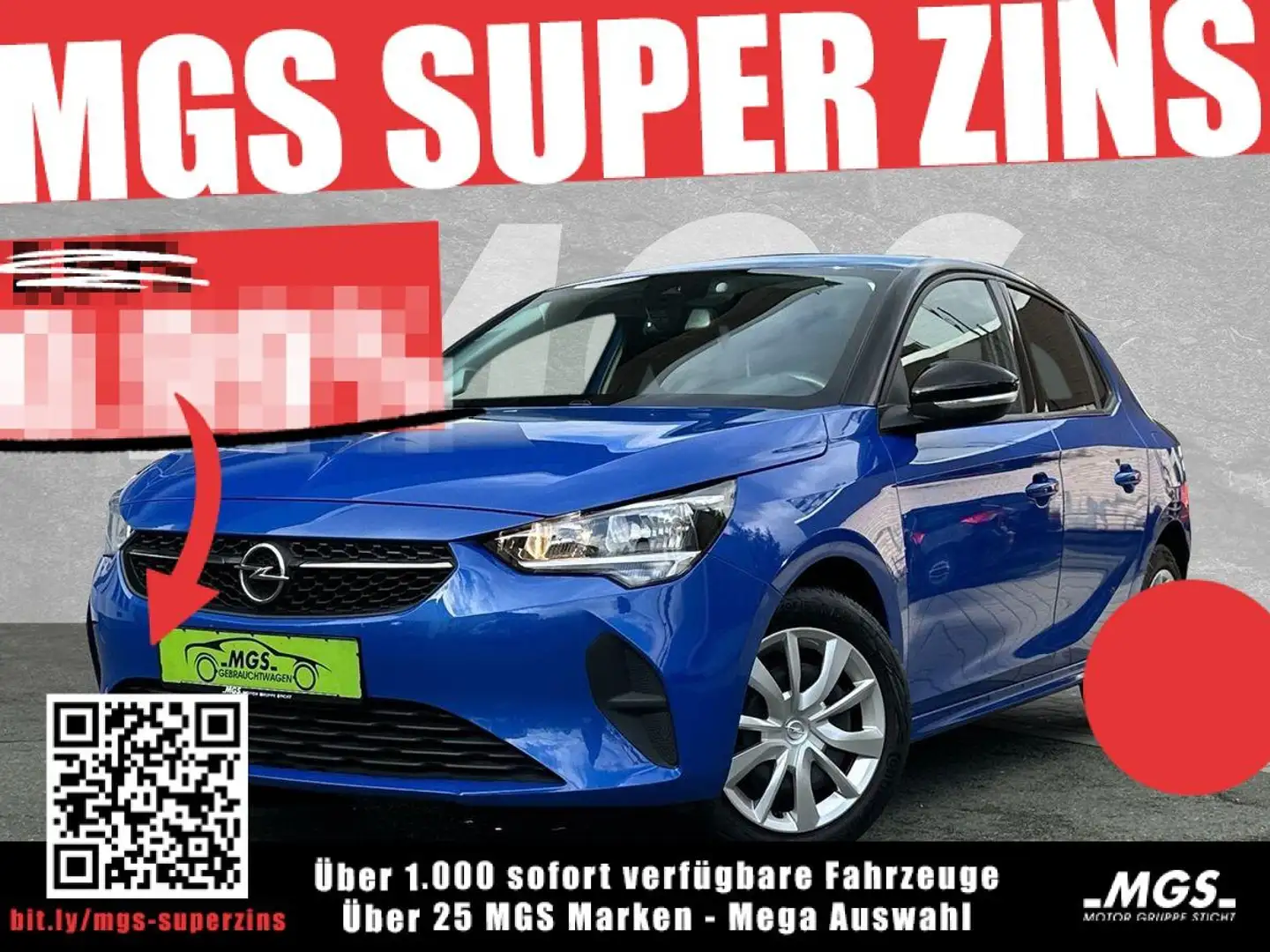 Opel Corsa Edition S&S #SHZ #LENKRADH #KLIMA Blau - 1