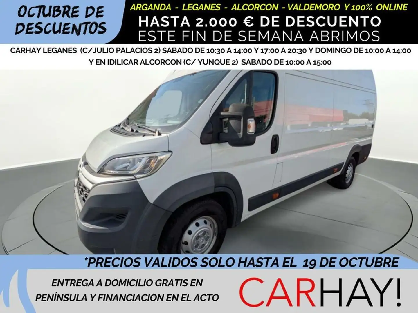 Citroen Jumper FURGÓN 2.0 Blue HDi 35 L4H3 Heavy 130 Weiß - 1