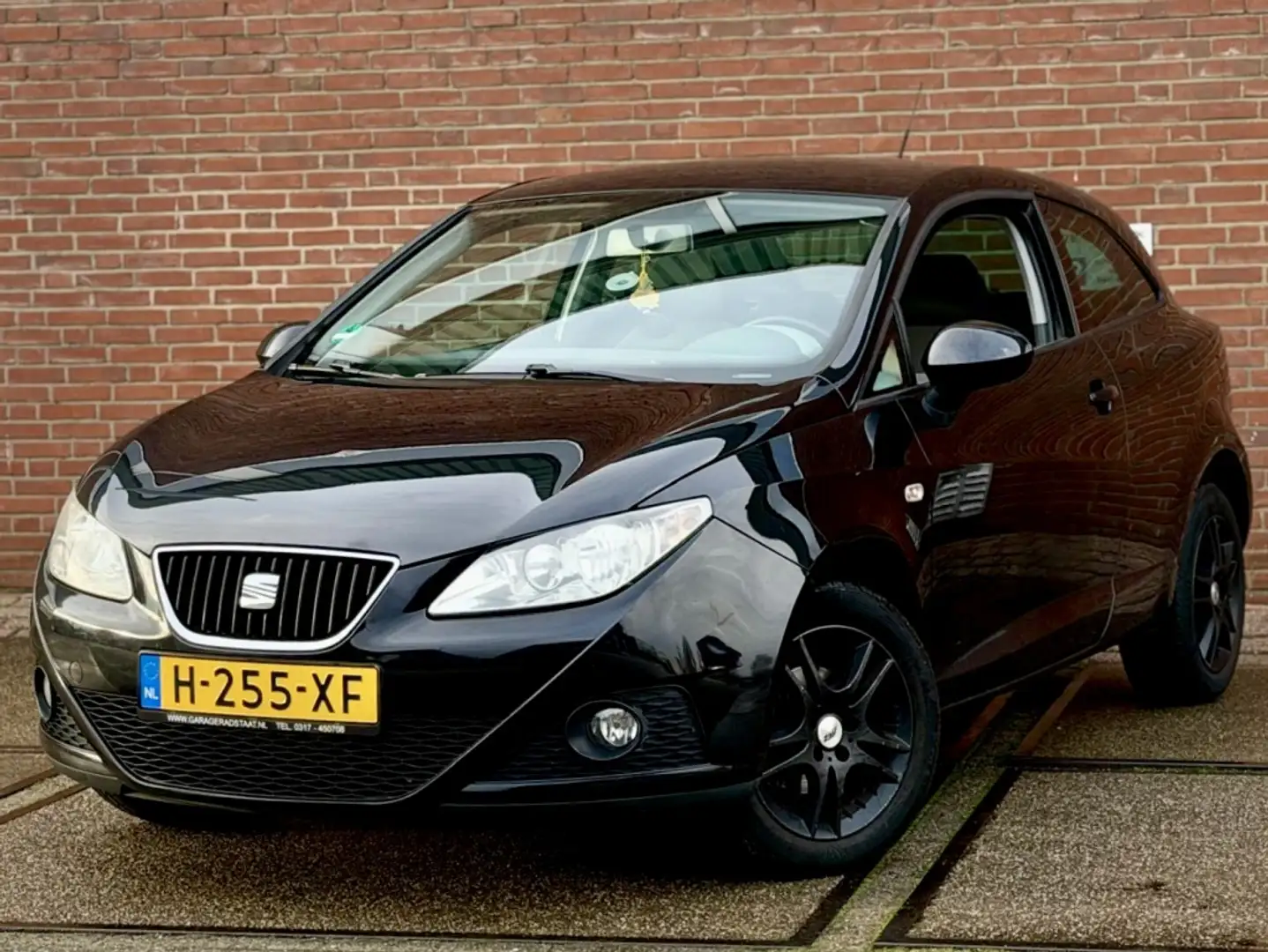 SEAT Ibiza SC 1.2 Reference |Airco |Nieuwe APK |Stuurbkr Schwarz - 1