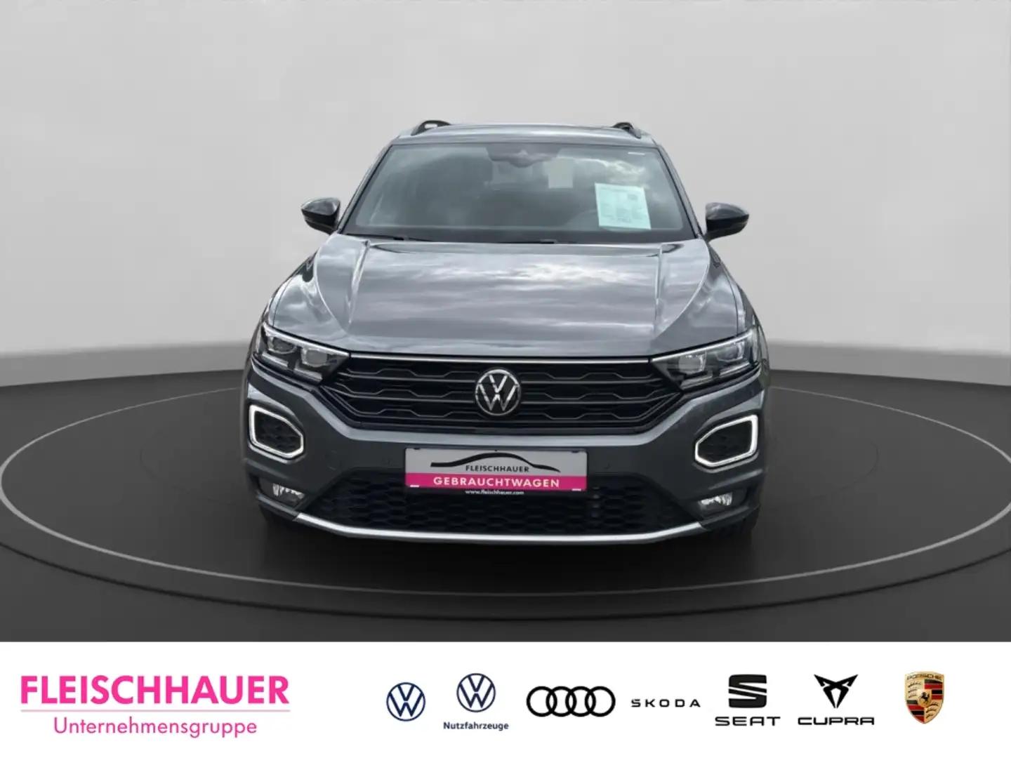 Volkswagen T-Roc 4Motion Sport 2.0  TSI DSG+LED+SHZ+NAVI Grau - 2