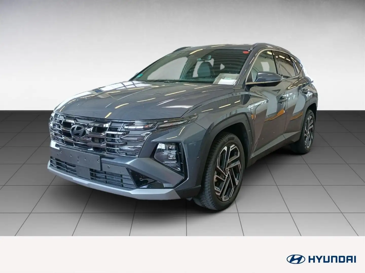 Hyundai TUCSON 1.6 T-GDI Prime 4xSHZ ACC AUT Akustikglas Grijs - 2
