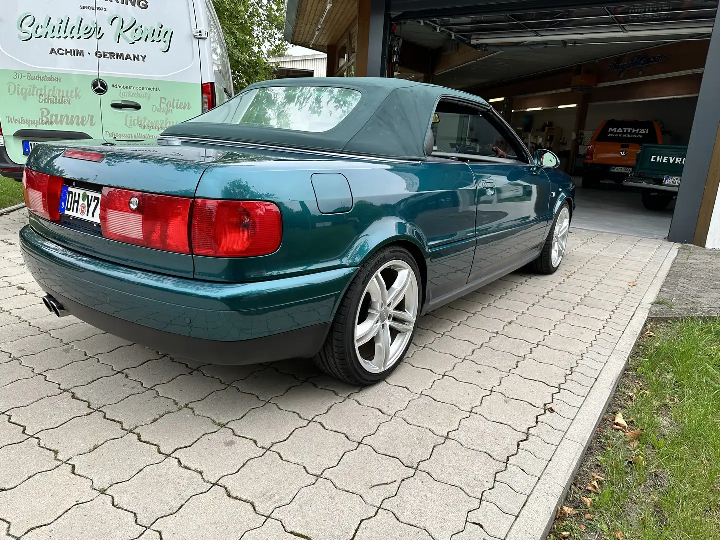 Audi Cabriolet Vert - 2