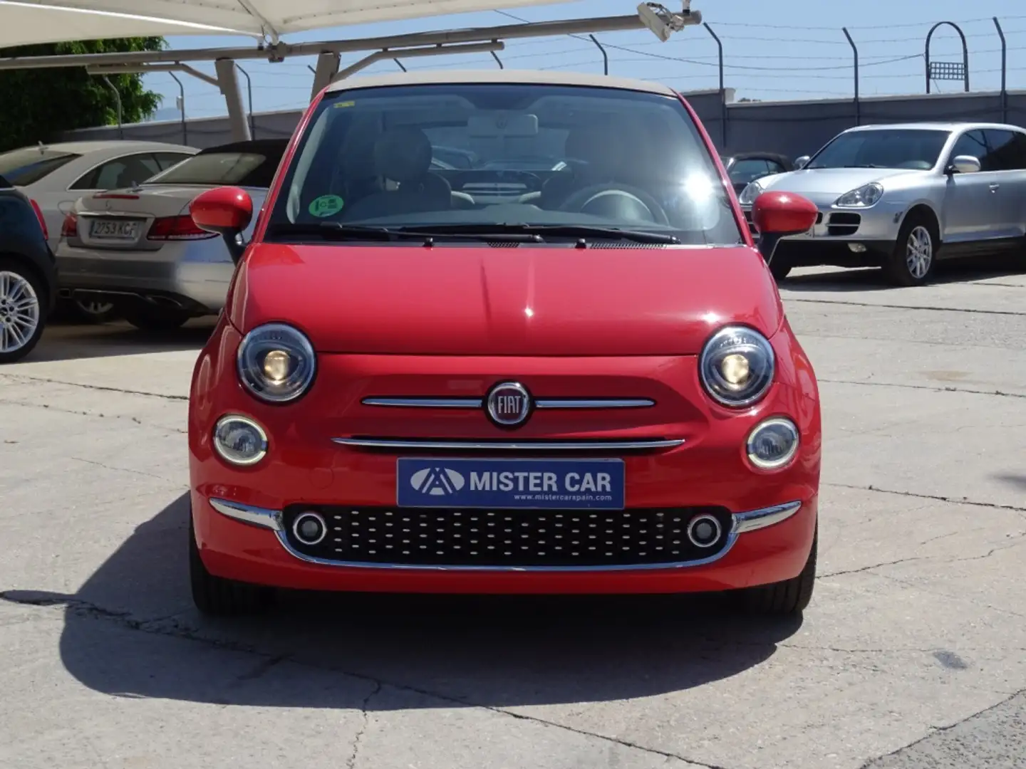 Fiat 500 Descapotable Automático de 2 Puertas Rosso - 2