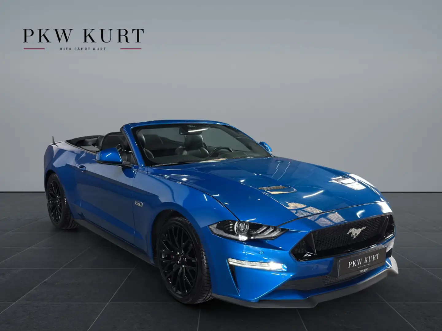 Ford Mustang GT Convertible *MagneRide *B&O *R-Kamera Blauw - 1