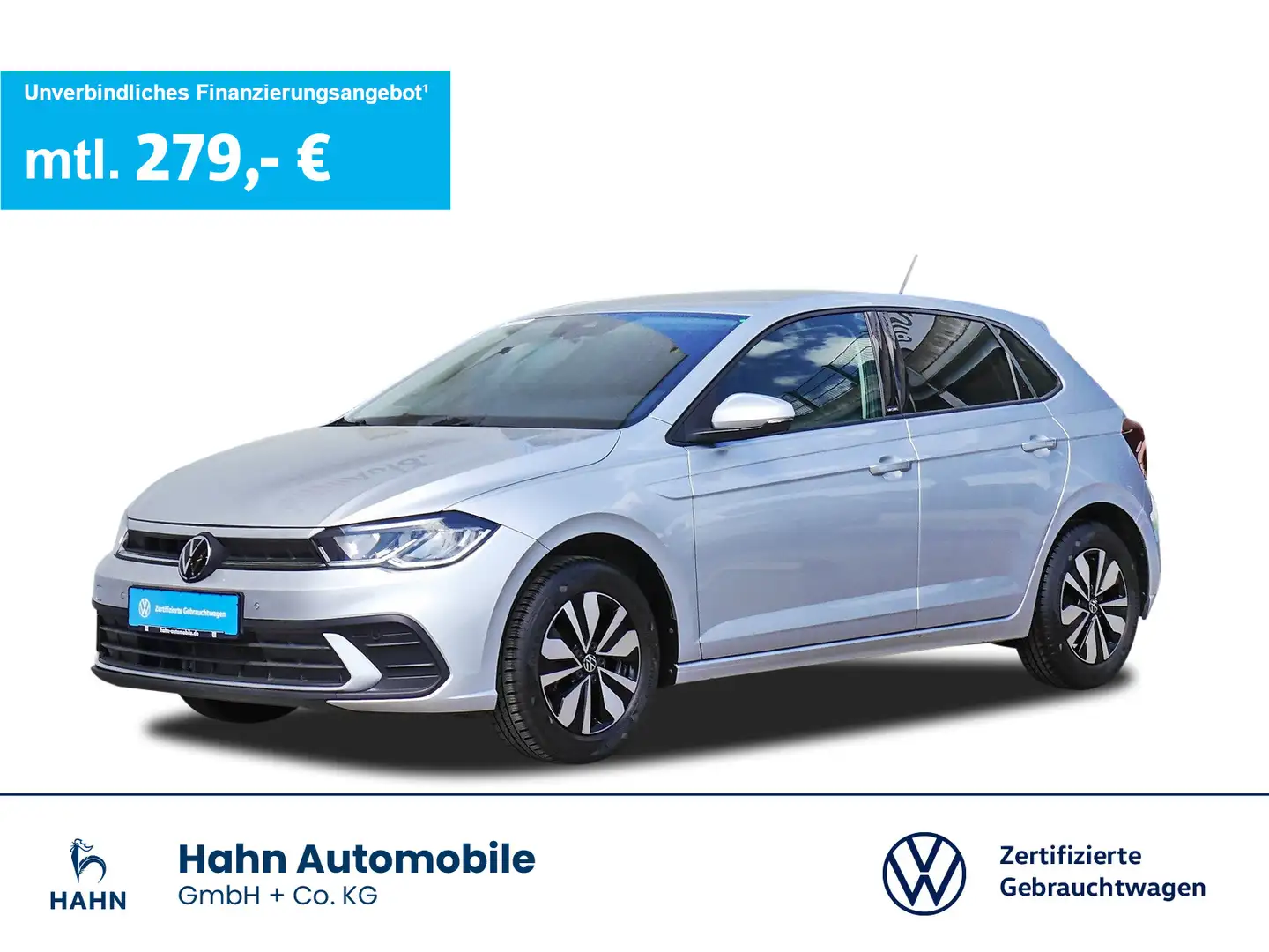 Volkswagen Polo 1.0TSI Move Navi App-Connect Sitzh Einparkh Silber - 1