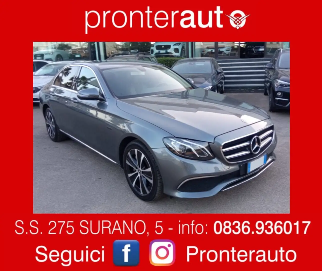 Mercedes-Benz E 300 de Sport Plus Automatic Diesel Grigio - 1