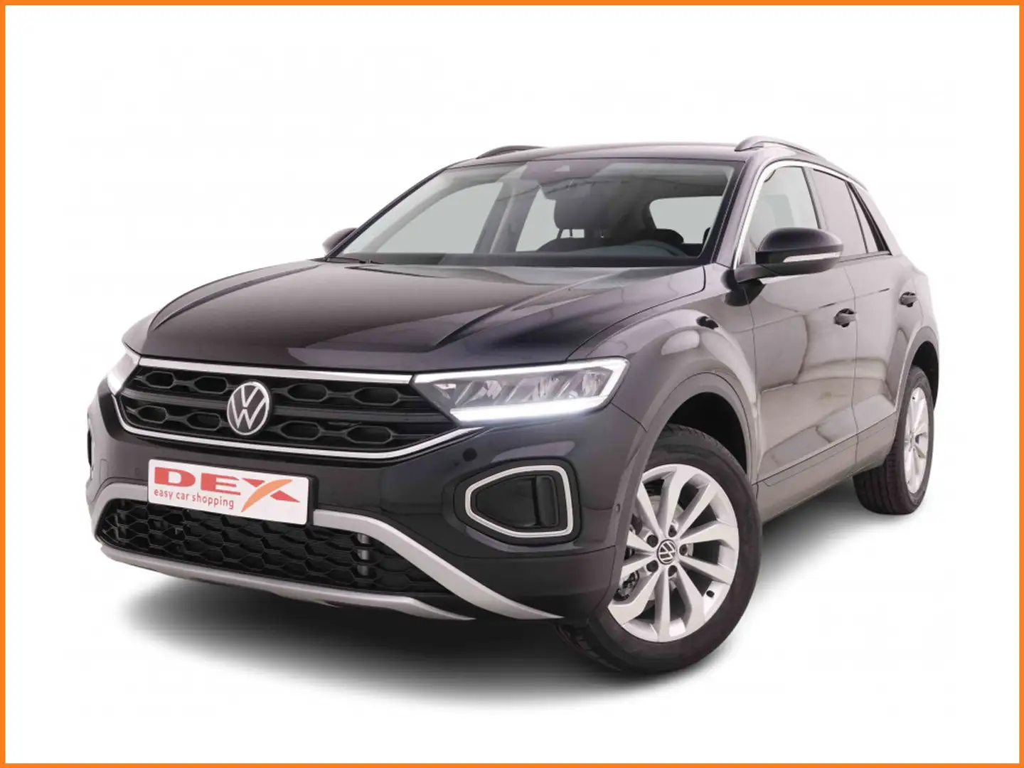 Volkswagen T-Roc 1.5 TSi 150 DSG Life + Carplay + Cam + LED + ALU17 Noir - 1