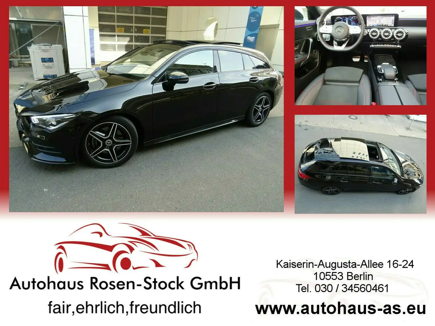 Mercedes-Benz CLA 200 AMG-Line 7G-Tronic,ACC,LED,Panorama,Leder Zwart - 1