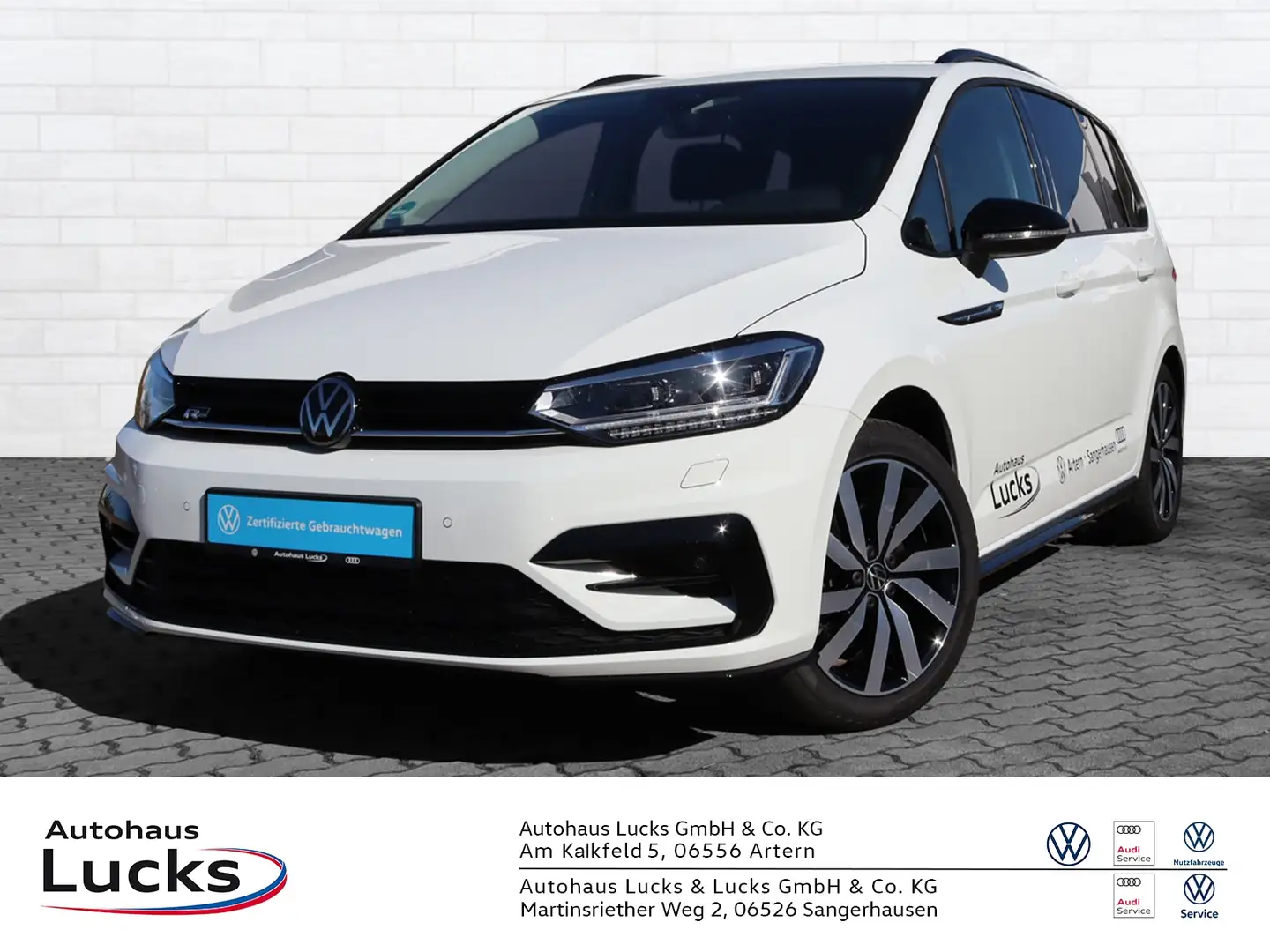 Volkswagen Touran R-Line Kamera LED AHK DSG Weiß - 2