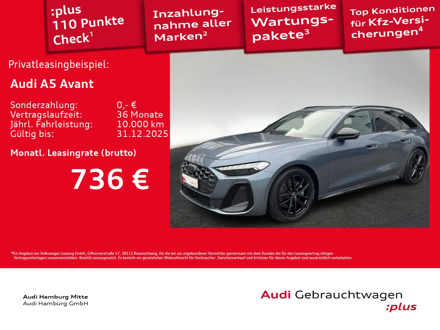 Audi A5 TDI 150 kW S tronic S line AHK Navi Blau - 1