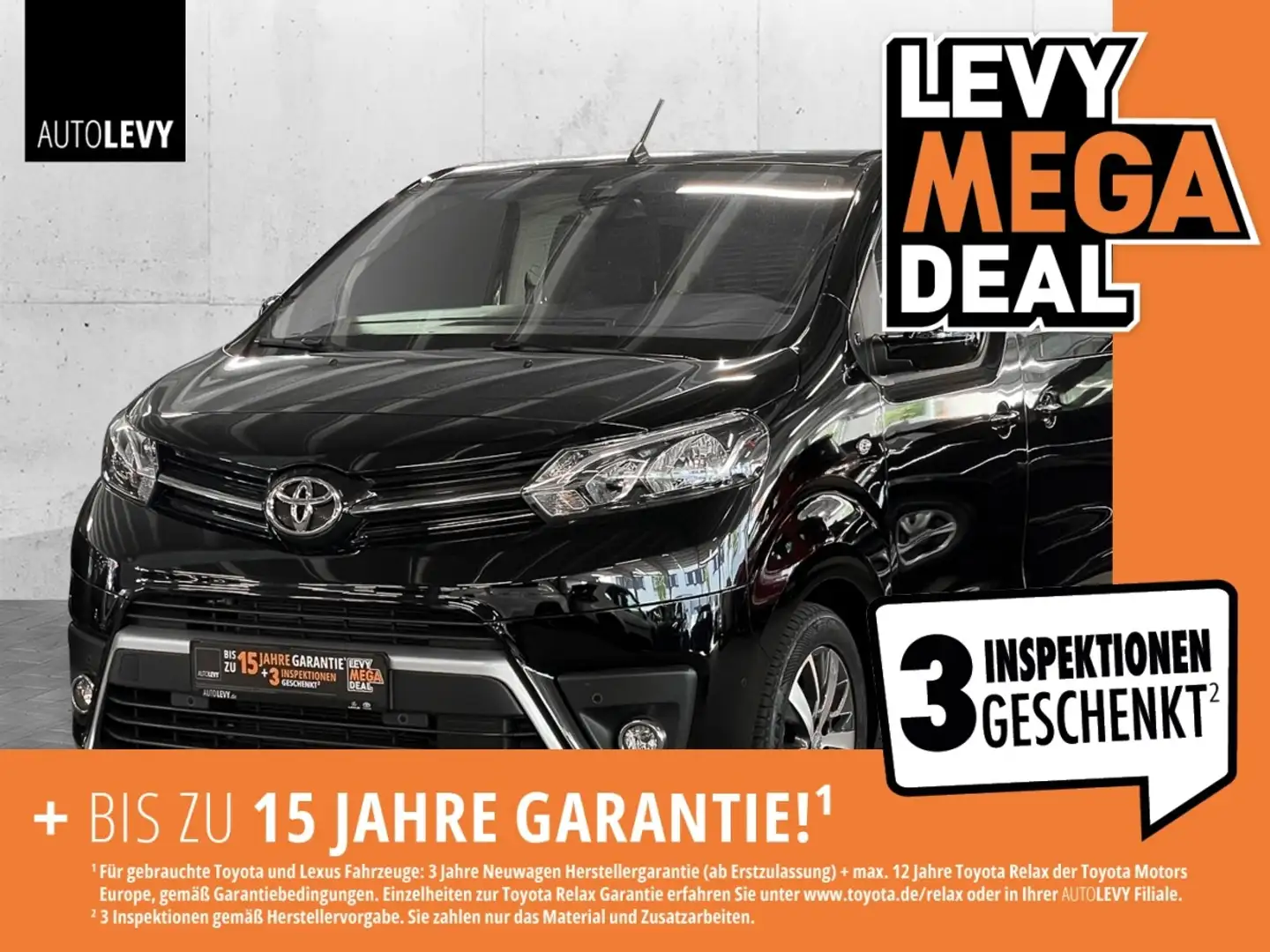 Toyota Proace Verso 2.0 D L1 D Team D +Navi+Kamera+ Schwarz - 2