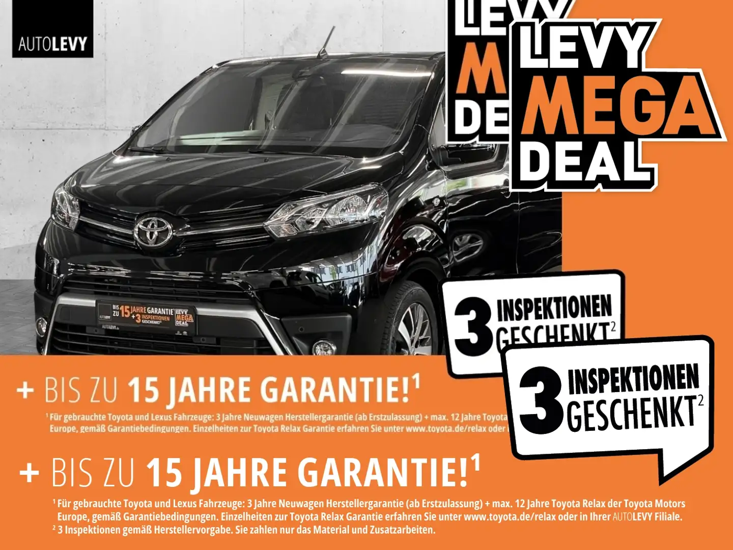 Toyota Proace Verso 2.0 D L1 D Team D +Navi+Kamera+ Schwarz - 1