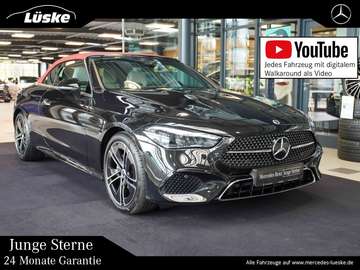 CLE 220 d Cabrio macchiato rotes Verdeck Memory