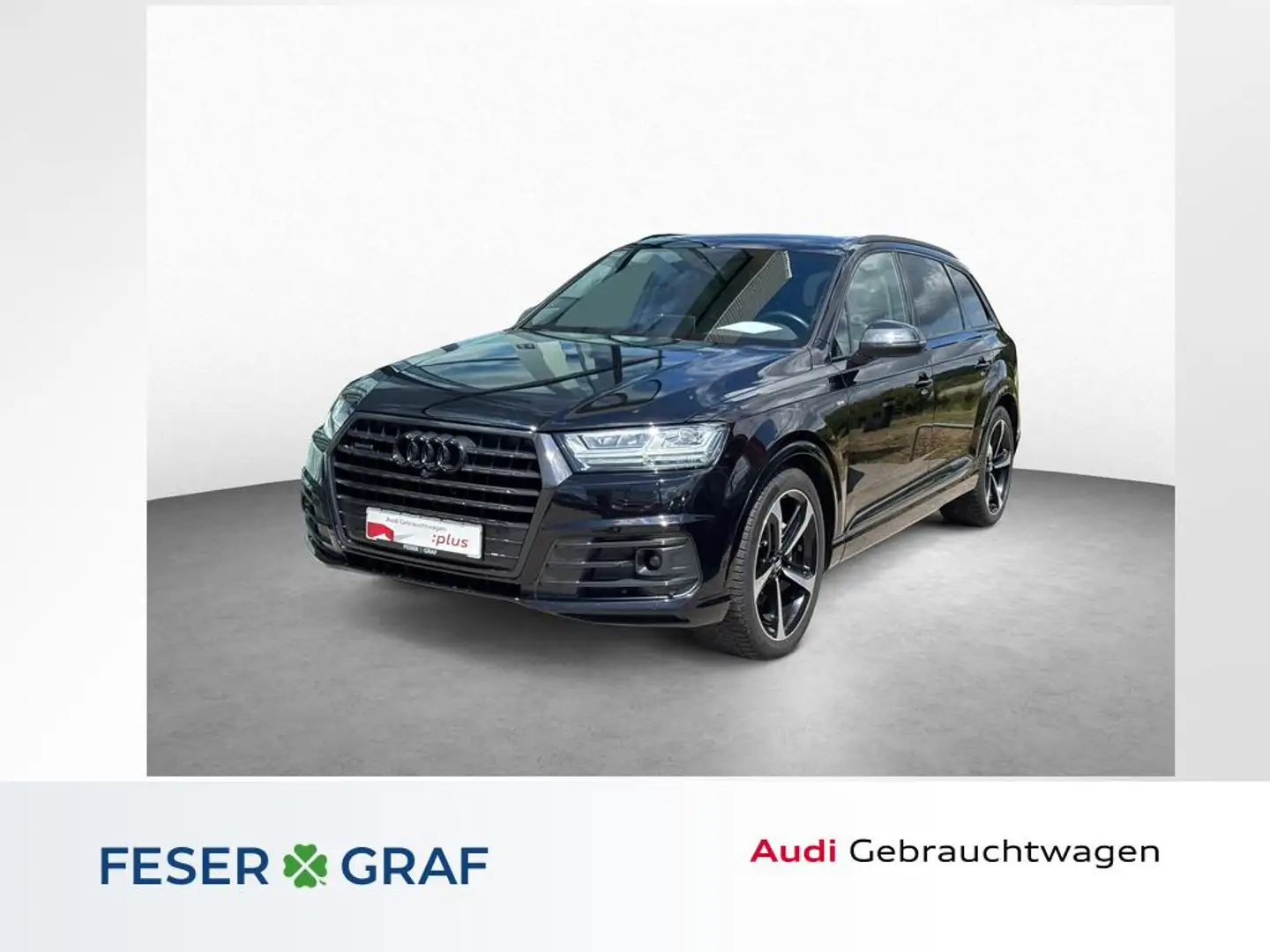 Audi Q7 3.0 TDI qu. - S LINE - PANO - 7 SITZER - Schwarz - 1