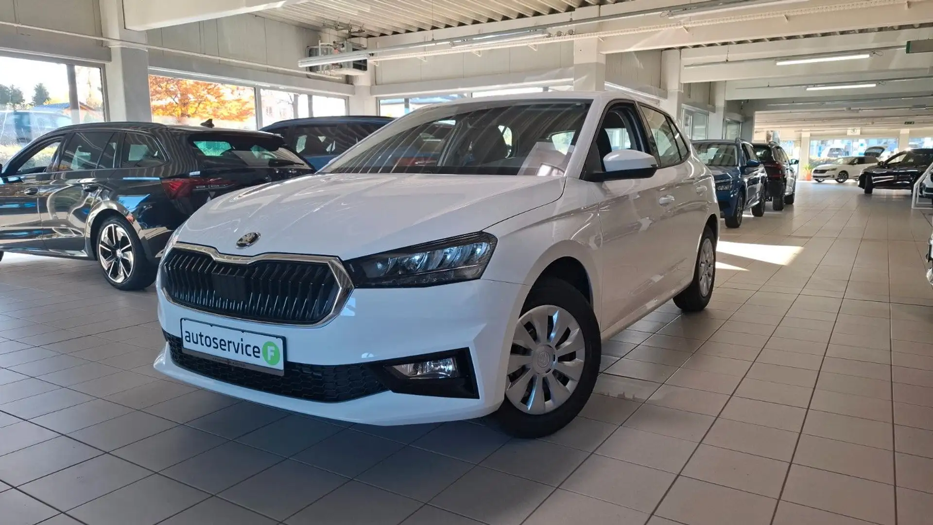 Skoda Fabia Essence 80PS SHZ EPH LED DAB+ BT NEU Weiß - 1