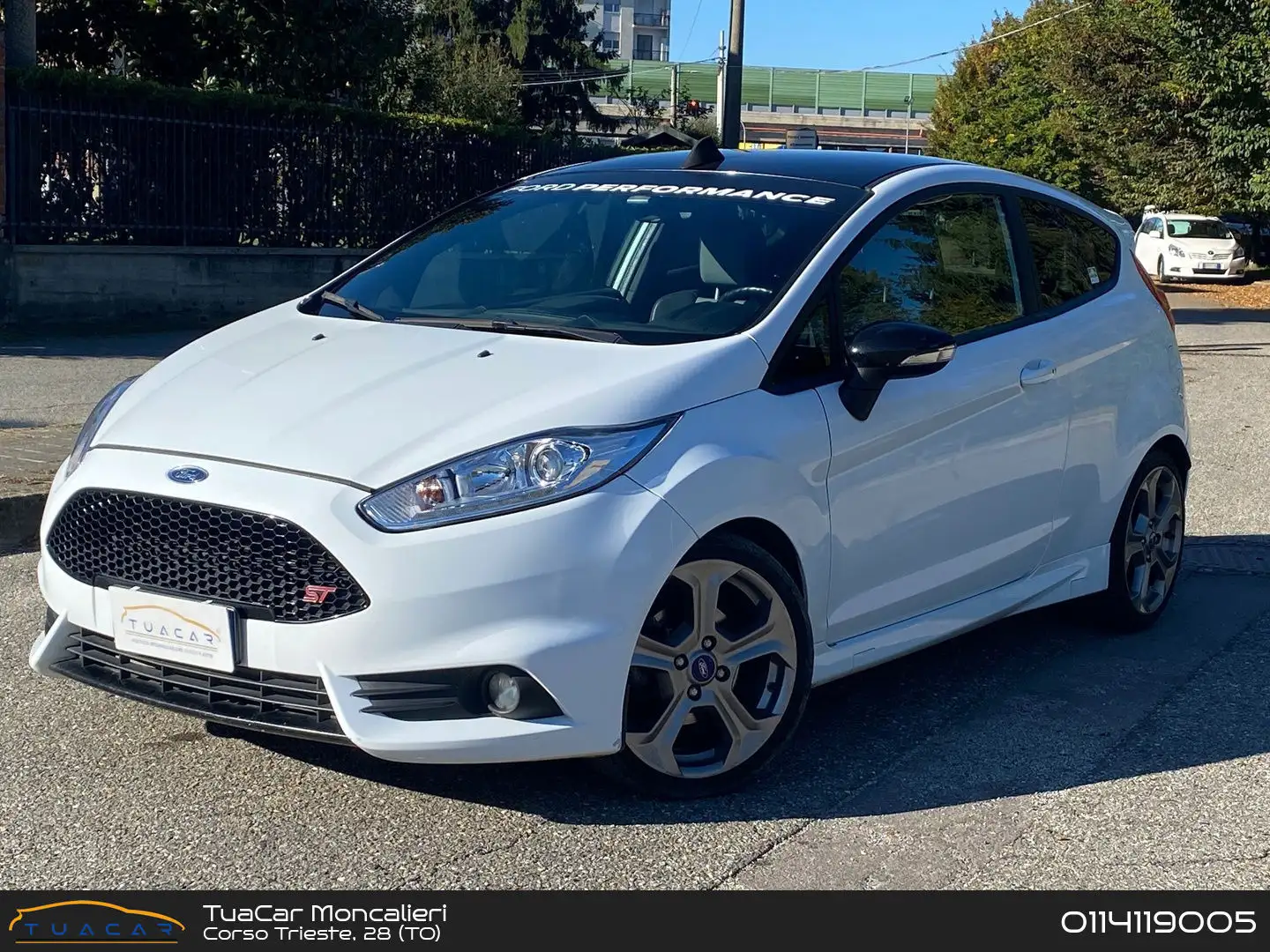 Ford Fiesta ST Line ST 1.6 EcoBoost Blanc - 1