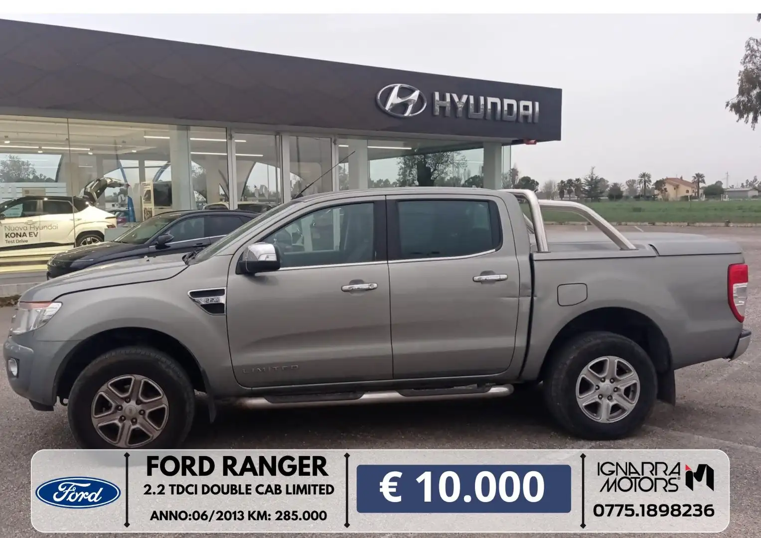 Ford Ranger Ranger 2.2 tdci double cab Limited ES256LD Grigio - 2