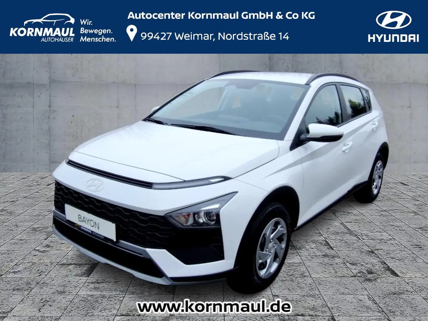 Hyundai BAYON 1.0 T-GDI SELECT (100PS) MY25 Weiß - 1