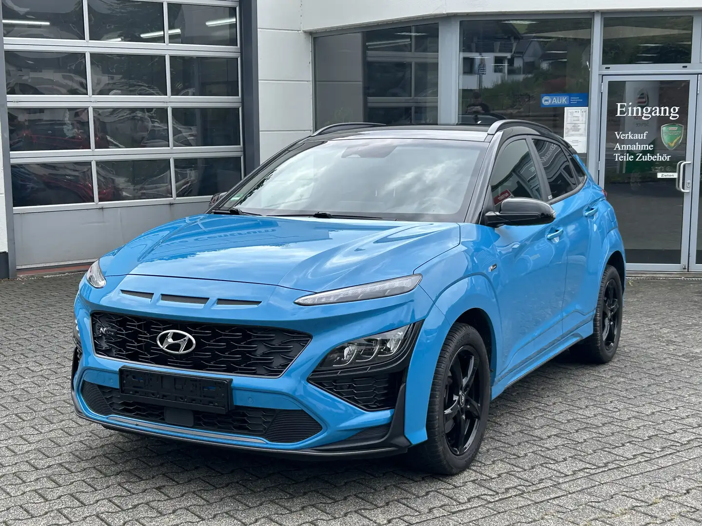 Hyundai KONA 1.0 N Line Mild-Hybrid Blau - 1