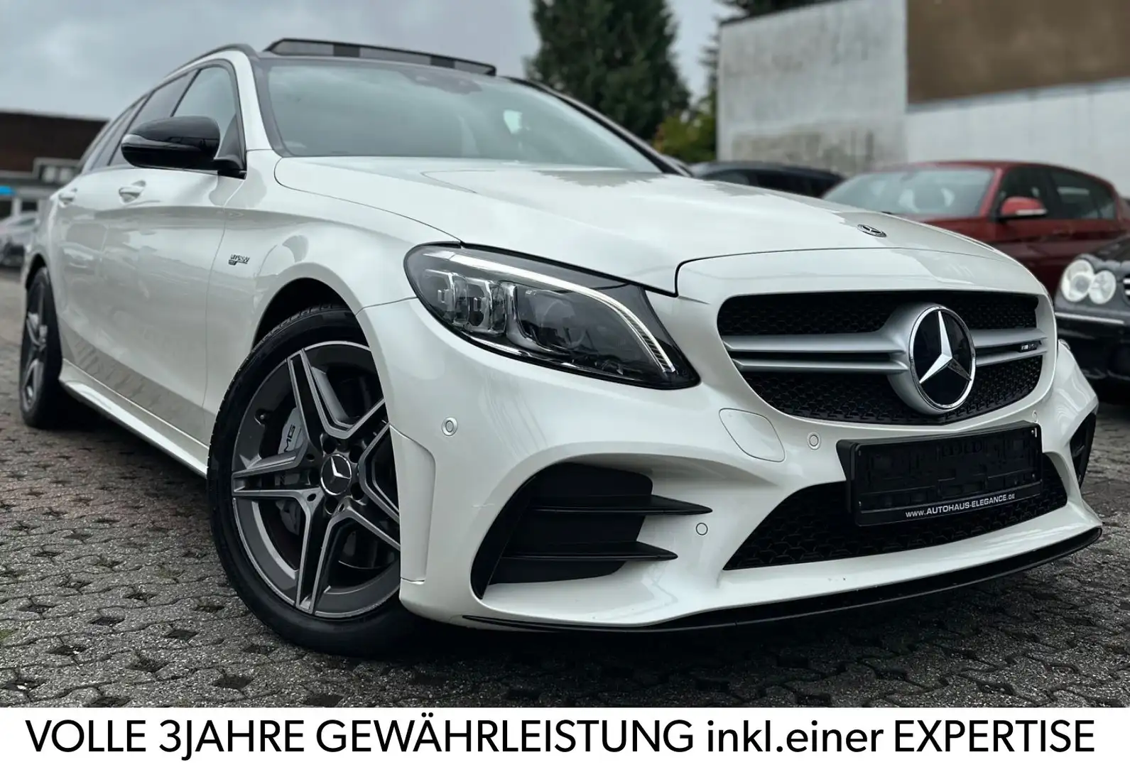 Mercedes-Benz C 43 AMG NIGHT-PAKET-PANO-HEADUP-SHZ-AMG PERFORMANCE Blanc - 1