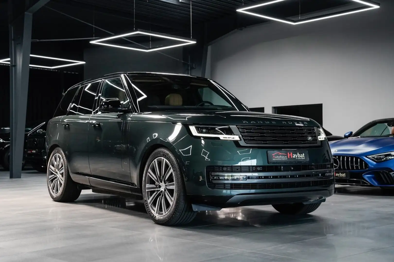 Land Rover Range Rover P440e HSE Hybrid Massage-Sitzklima Grün - 1