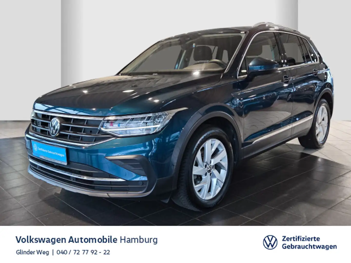 Volkswagen Tiguan 2.0 TDI DSG Move Kamera PDC Navi LED Blau - 1
