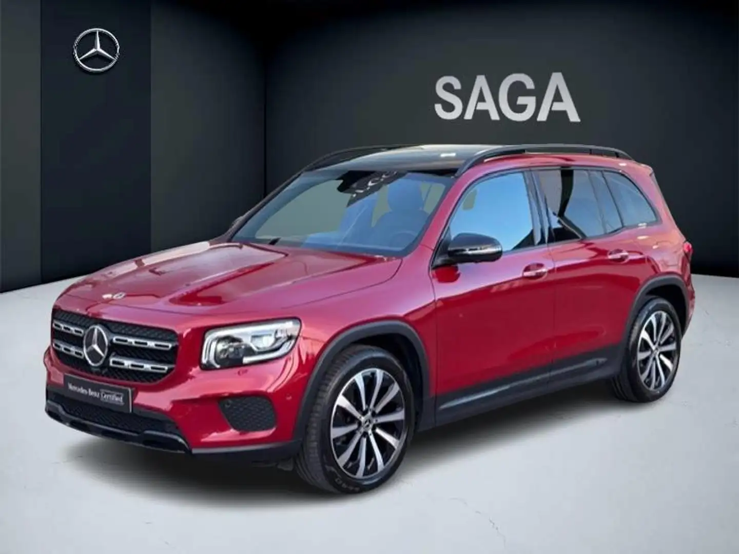 Mercedes-Benz GLB 220 d 4Matic Progressive Pano Attelage Rot - 1