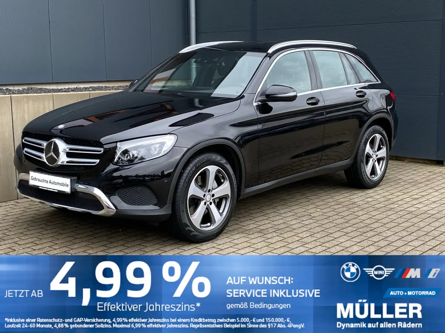 Mercedes-Benz GLC 250 4Matic Elegance AHK/NAVI/LED+/ParkA Noir - 1