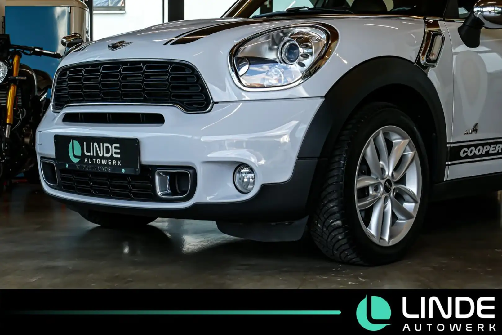 MINI CooperSD All4|LEDER|NAVI|PANO.|17 ALU Biały - 2