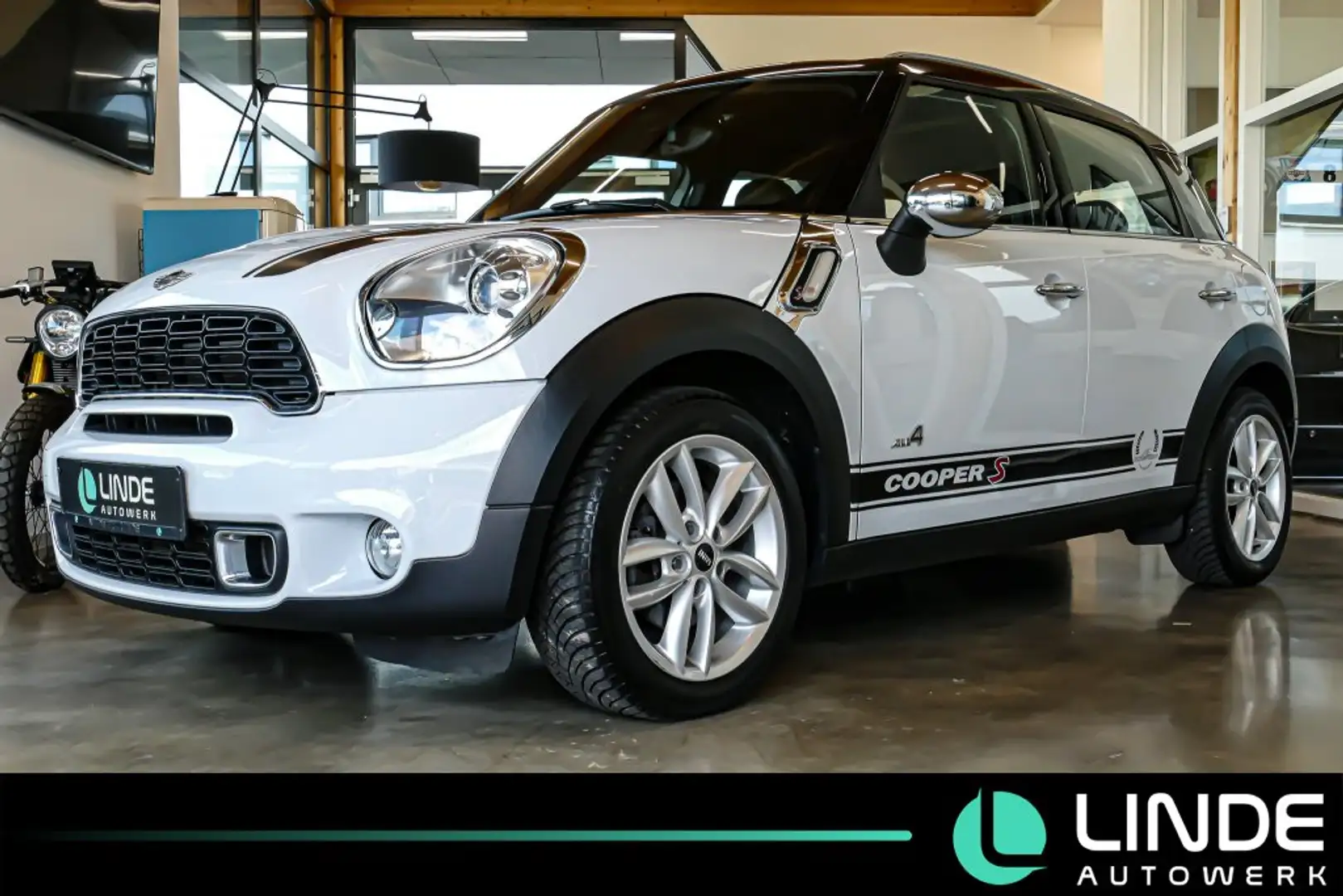 MINI CooperSD All4|LEDER|NAVI|PANO.|17 ALU Biały - 1